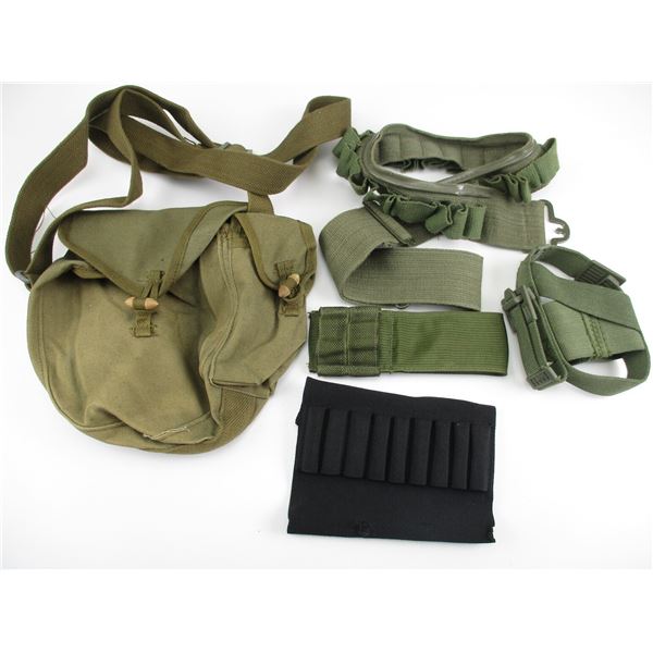 CHINESE SMG DRUM POUCH, ETC. LOT
