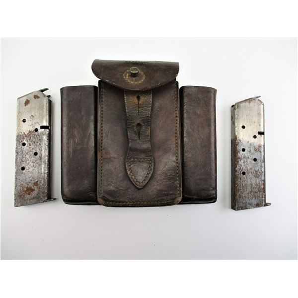 WW I U.S TYPE 1911 MAGAZINES & POUCH