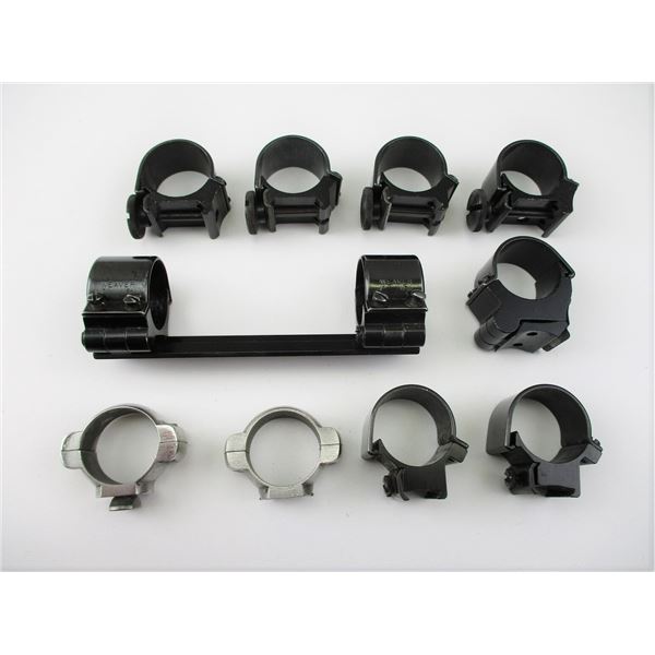 ASSORTED 1" WEAVER SCOPE RINGS
