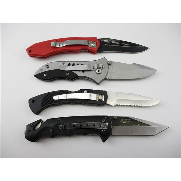 ASSORTED FOLDING KNIVES