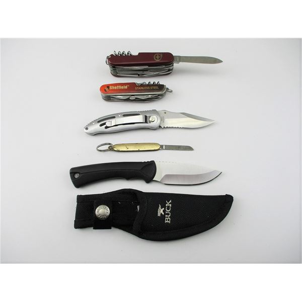 ASSORTED KNIVES ETC