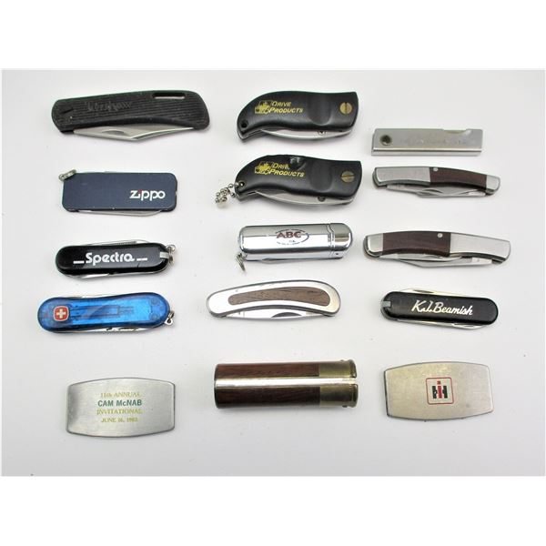 ASSORTED POCKET FOLDING KNIVES