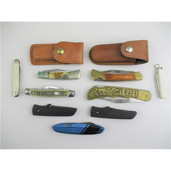 ASSORTED POCKET FOLDING KNIVES