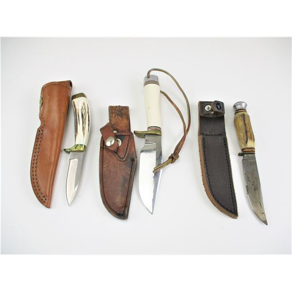 ASSORTED HUNTING KNIVES