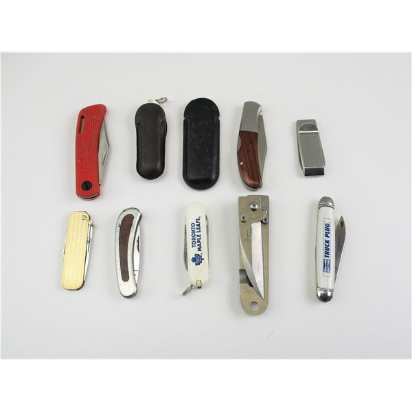 ASSORTED FOLDING KNIVES