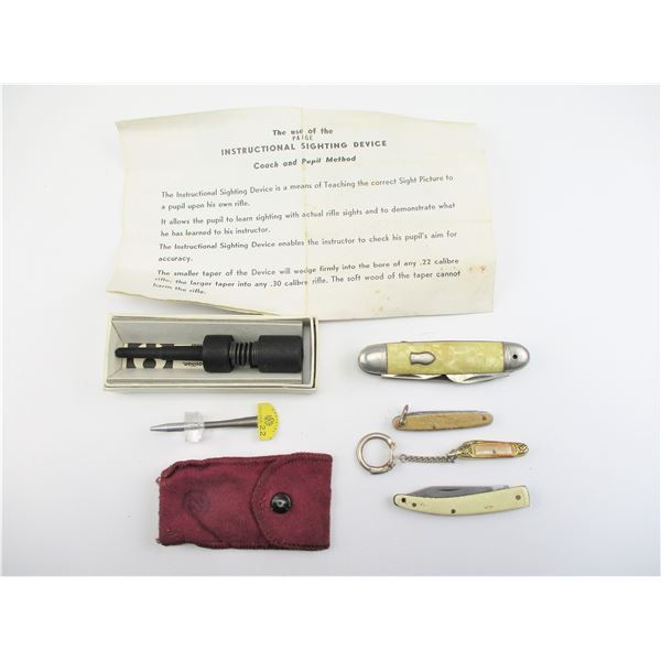 ASSORTED POCKET KNIVES ETC