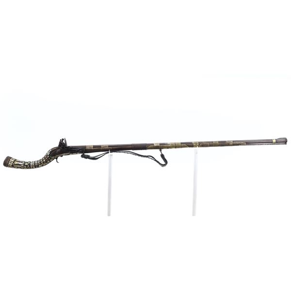 5/10 , AFGHAN RIFLE , MODEL: MUZZLE LOADER , CALIBER: APPROX. 54 CAL