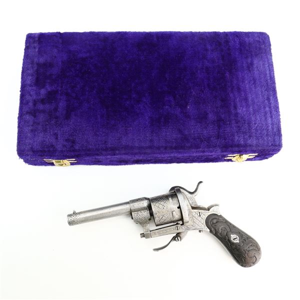 3/10 , UNKNOWN BELGIAN , MODEL: PIN FIRE , CALIBER: 7MM PIN FIRE