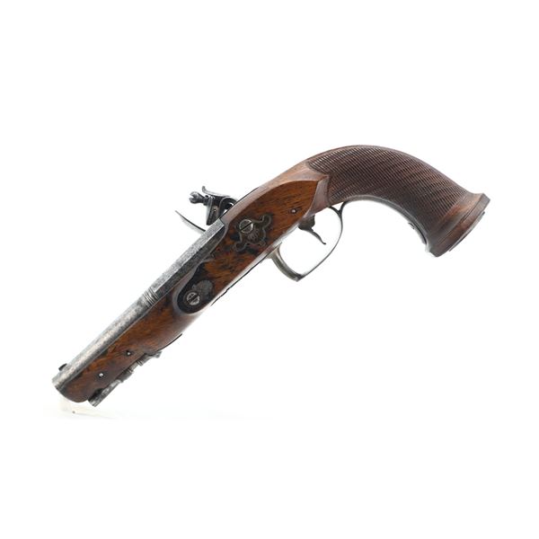 4/10 , DUTCH T BERNARD A LEYSEN , MODEL: FLINTLOCK PISTOL , CALIBER: 52 CAL