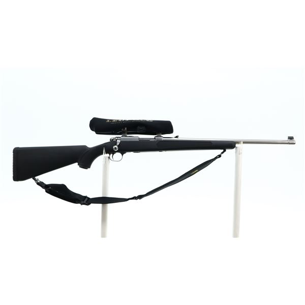 9/10 , RUGER , MODEL: 77/44 ALL - WEATHER , CALIBER: 44 REM MAG