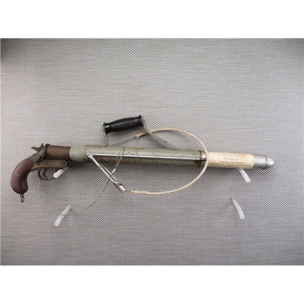 7/10 , SCHMURLEY , MODEL: LINE THROWER , CALIBER: 1"