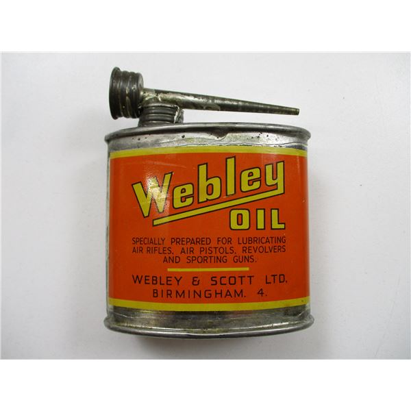 COLLECTIBLE WEBLEY OIL CAN