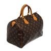 Image 2 : Louis Vuitton Brown Monogram Canvas Speedy 30 Satchel Bag