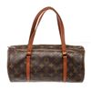 Image 1 : Louis Vuitton Brown Monogram Canvas Vintage Papillon 30cm Shoulder Bag