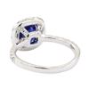 Image 3 : 1.98 ctw Sapphire and Diamond Ring - 14KT White Gold