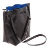 Image 3 : Mansur Black Leather Gavrial Bucket Bag