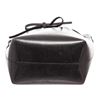 Image 4 : Mansur Black Leather Gavrial Bucket Bag