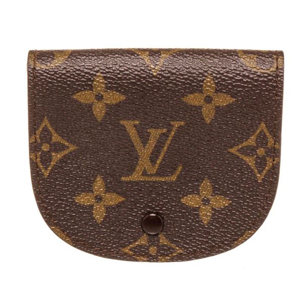 Louis Vuitton Brown Monogram Canvas Coin Purse Wallet