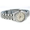 Image 3 : Rolex Ladies Stainless Steel Silver Index 26MM Quickset Datejust Wristwatch With