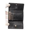 Image 7 : Louis Vuitton Black Leather 6 Key Holder Wallet