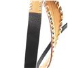 Image 4 : Louis Vuitton Belt Studded Leather Wide Black, Brown