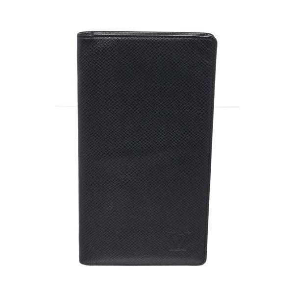 Louis Vuitton Black Leather Long Card Wallet