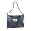 Image 1 : Fendi Navy Blue Leather Shoulder Bag