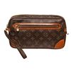 Image 1 : Louis Vuitton Brown Monogram Canvas Dragonne Clutch Bag