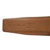Image 6 : Hermes Black Brown Reversable No Buckle Strap 95 Belt