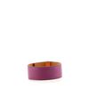 Image 3 : Hermes Collier de Chien Bracelet Leather Brown, Purple