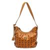 Image 1 : MCM Brown Canvas Leather Hobo Bag