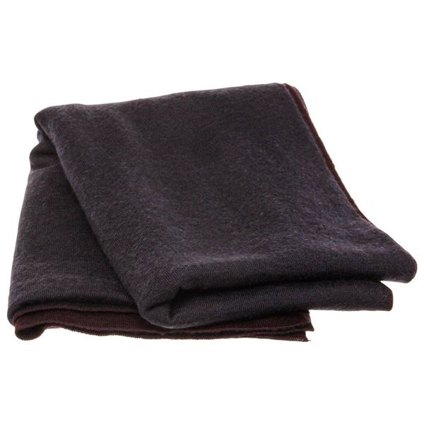 Hermes Purple Wool Aller Retour Silk Scarf