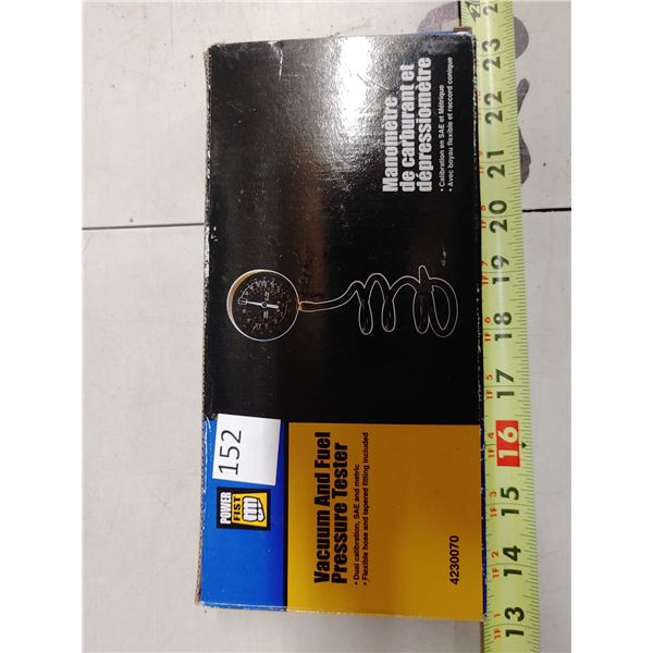Vacuum + Fuel Pressure Tester