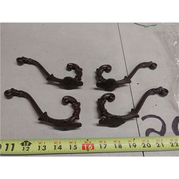 4 6 Inch Iron Coat Hooks