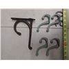 Image 1 : 4 Iron 5 Inch Hooks + 1 7 Inch Hook