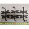 Image 1 : 6 Metal Colored Iron 3 1/2" Dragon Fly Hooks