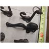 Image 3 : 4 Iron Acorn Hooks + 1 Black Iron Hook