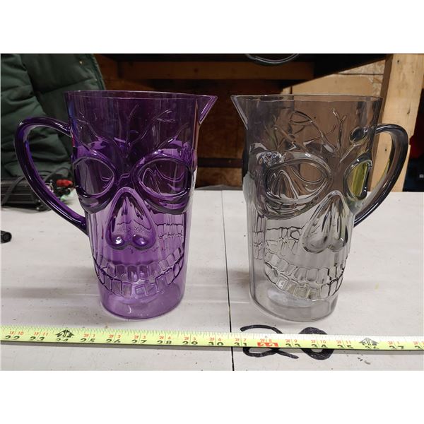 2 Skull Jugs