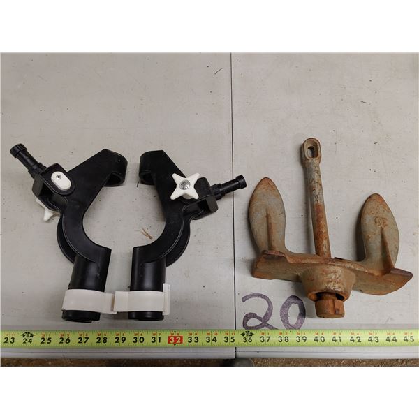 2 Rod holders + Anchor