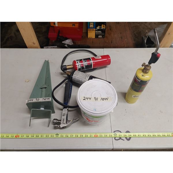 Lot of Misc. Items, Torches Etc.