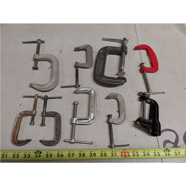 Lot of C Clamps (9)