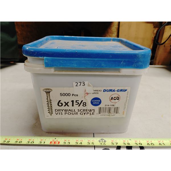 Over 1/2 Case of Drywall Screws