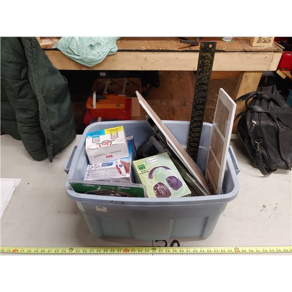 Misc. Lot of Blue Bin