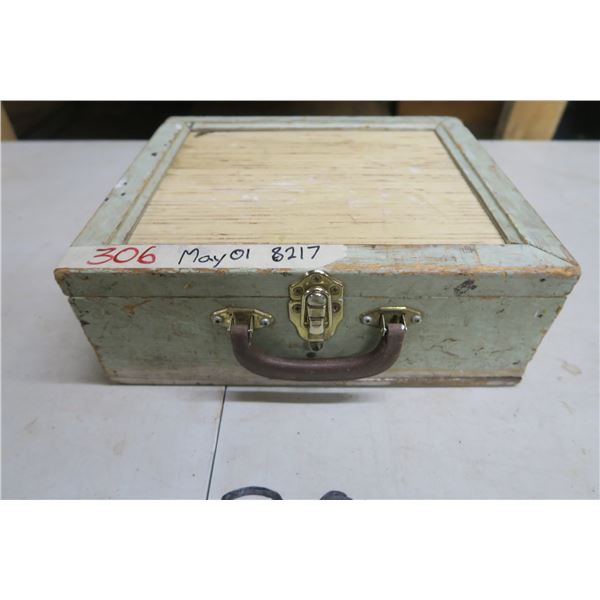 Wooden Box w/ Black & Decker Cordless Drill - Comes with Battery & Charger