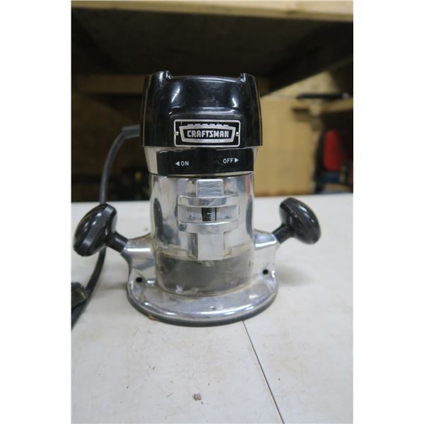 Craftsman Router Set in Metal Box