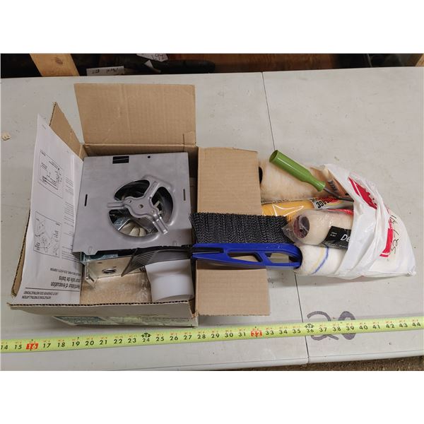Paint Rollers and Broan Bathroom Vent Fan