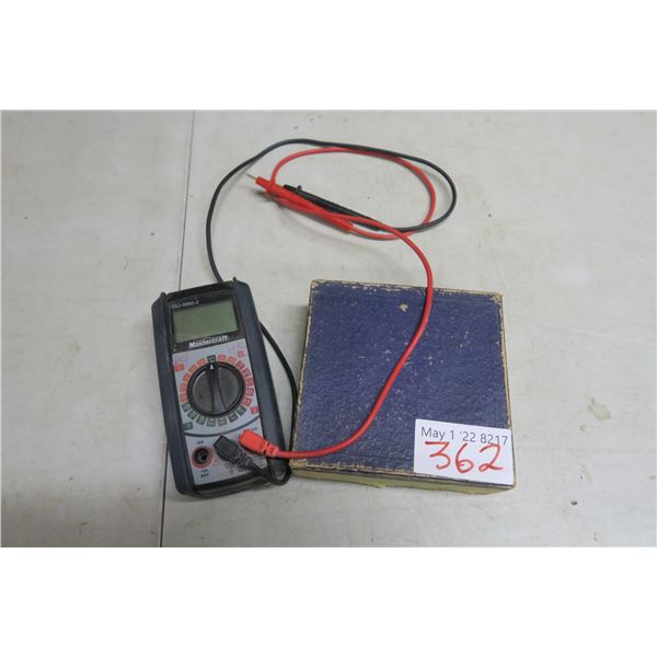 2 Multimeters - Mastercraft & Vintage Honor