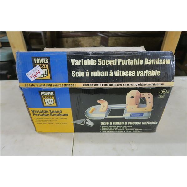 Variable Speed Portable Band Saw