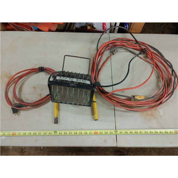 Extension Cords and Work lights