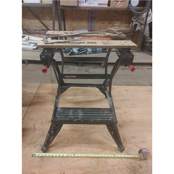 Folding Black and Decker Saw Horse and Saw